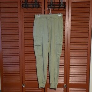 Hollister Women's Green Cargo Joggers